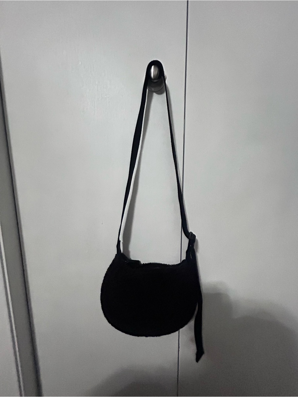 Athleta Black Crescent Crossbody Shoulder Bag